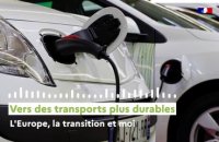 Podcast l'Europe, la transition et moi  : vers des transports plus durables
