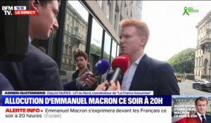 Adrien Quatennens: "Emmanuel Macron n'a pas d'autre choix que de faire en sorte qu'Élisabeth Borne se soumette à un vote de confiance au Parlement"