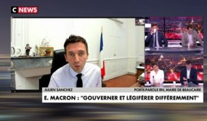 Julien Sanchez sur l'allocution d'Emmanuel Macron : «Il voulait montrer et faire croire qu’il est ouvert, c’est tout le contraire de ce que l’on a vu pendant cinq ans»