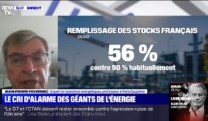 Stocks d'énergies: "On est dans une situation critique", alerte Jean-Pierre Favennec, expert en questions énergétiques