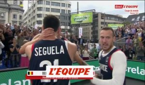 Le dernier point et la joie des Français en vidéo - Basket 3x3 - CdM (H) match pour la 3e place