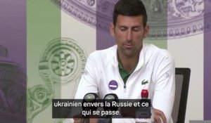 Wimbledon - Djokovic : “Je ne pense pas que ce soit juste”
