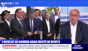 Pour l'avocat de Damien Abad, "ce qui est troublant, c'est qu'une plainte est déposée quelques jours" avant un remaniement