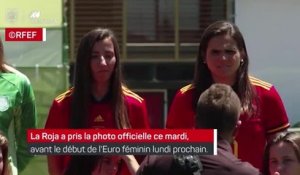Espagne - Les joueuses de la Roja prennent la pose avant le début du tournoi