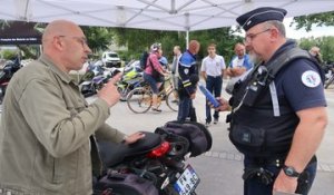VIDEO.Tours : Opération "sauve ta peau" avec la FFMC 37 et la police nationale