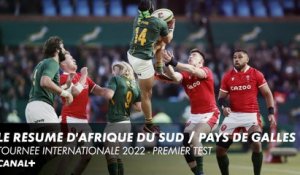 Le résumé long format d'Afrique du Sud / Pays de Galles - Tournée Internationale - Premier Test