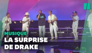 Drake rejoint les Backstreet Boys en concert et enflamme tout le monde