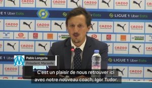 Marseille - Longoria sur Tudor : "Un coach moderne, beaucoup d'idées, une identité de jeu forte".