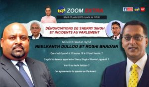 Zoom Extra : Dénonciations de Sherry Singh et incidents au Parlement : Murvind Beetun reçoit Roshi Bhadain et Neelkanth Dulloo.