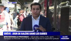 Grève à la SNCF: annulation d'un TGV sur quatre, les départs en vacances perturbés
