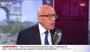 Éric Ciotti, député LR des Alpes-Maritimes: "Nous ferons des propositions, nous ne pourrons pas supporter 5 années d'immobilisme"