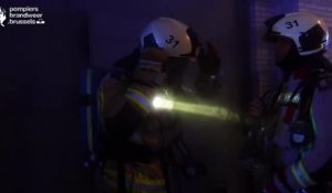 Incendie dans un garage rue Godecharle à Ixelles
