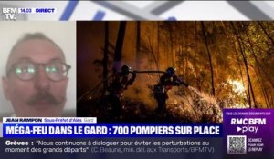 Méga-feu dans le Gard: le sous-Préfet annonce que "le feu ne progresse plus"