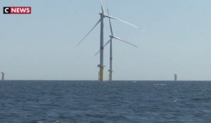Les éoliennes produisent au large de Nantes