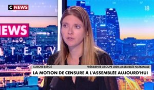Aurore Bergé : «L’objectif de Jean-Luc Mélenchon, c’est de faire perdre du temps à l’Assemblée nationale»