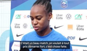 Bleues - Katoto : “C’est une belle victoire et on espère continuer comme ça”