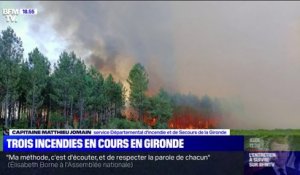 Incendie à La Teste-de-Buch: "Le feu a dépassé les 20 hectares", selon les pompiers