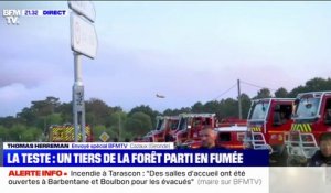 Incendies en Gironde: les sapeurs-pompiers toujours fortement mobilisés dans "la protection des biens"