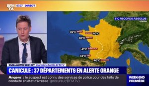 Canicule: 37 départements en vigilance orange, vers des records absolus de température en Bretagne avec 40°C attendus