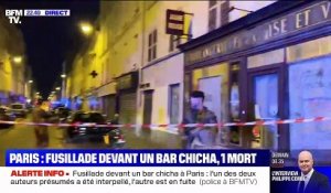 Une fusillade devant un bar à chicha à Paris fait 1 mort et 4 blessés - L'un des deux auteurs présumés interpellé, l'autre est en fuite et activement recherché par la police