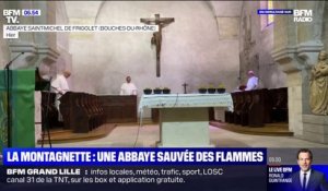 Bouches-du-Rhône: au cœur du massif de la Montagnette en proie aux flammes, les pompiers sauvent l'abbaye de Frigolet