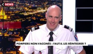 Commandant Frédéric Harrault sur la question de la réintégration des pompiers non-vaccinés : «Ne pas confondre deux choses : les mesures d’urgence et puis la précipitation»