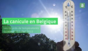 Canicule : les records de températures en Belgique