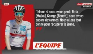 Pogacar : «Cette victoire nous motive énormément pour demain» - Cyclisme - Tour de France