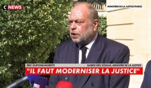 Éric Dupond-Moretti : «La police et la justice sont dans la même barque républicaine»