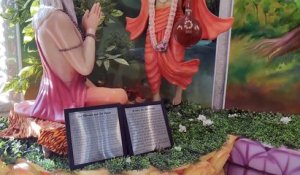 Isckon Temple Vrindavan | Shree Narad And Shree Vyasa | Free Video Vrindavan | Hd Video