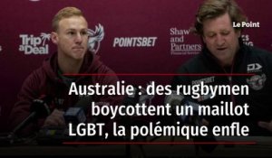 Australie : des rugbymen boycottent un maillot LGBT, la polémique enfle