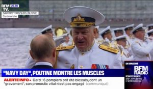 Russie: pour le "Navy Day", Vladimir Poutine montre les muscles