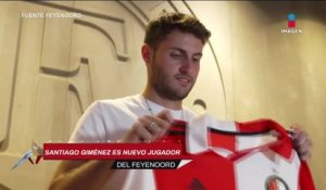 Santiago Giménez es nuevo jugador del Feyenoord