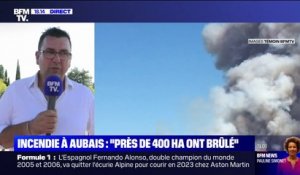 Incendie dans le Gard: pour le maire d'Aubais, il y a "de fortes probabilités" pour que le feu soit d'origine criminelle