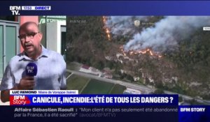 Incendie à Voreppe: "Le feu a tendance à progresser sur les hauteurs", selon le maire