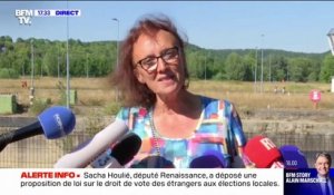 Isabelle Dorliat-Pouzet, secrétaire générale de la préfecture de l'Eure: "Il vaut mieux tenter l'évacuation du béluga que ne pas la tenter"