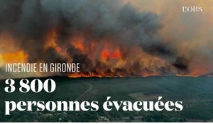 En Gironde, 6000 hectares de pins brulés après une reprise de l'incendie de Landiras