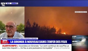 Gironde: Le feu est "d'une puissance incroyable", déclare le maire d'Hostens