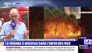 Bruno Lafon, maire de Biganos en Gironde: "Il n'est pas normal en France qu'il n'y ait que 22 millions d'euros qui soient consacrés à la défense des forêts contre les incendies"