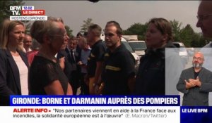 Incendie en Gironde: Elisabeth Borne estime qu'"on aura des leçons à tirer collectivement"