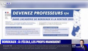 Rentrée des classes à Bordeaux: les professeurs manquent, le rectorat lance un appel à candidatures