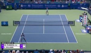 Cincinnati - Pliskova s'impose face à Venus Williams