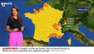 Orages: 13 départements placés en vigilance orange par Météo France
