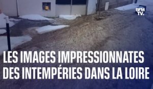 Les images des impressionnantes intempéries dans la Loire