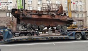 L'Ukraine va exposer des véhicules militaires russes détruits pour la fête de l'indépendance