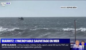 Biarritz: l'incroyable sauvetage de 18 personnes emportées par des baïnes