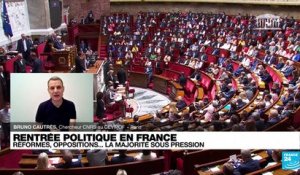 Rentrée politique : "Emmanuel Macron a des marges de manoeuvres étroites"