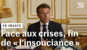 Emmanuel Macron annonce « la fin de l’abondance » et « de l’insouciance »