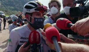 Tour d'Espagne 2022 - Carlos Rodriguez à l'arrivée de la 9e étape de La Vuelta