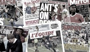 Le scandale Pogba enflamme la presse européenne, accord total entre Manchester United et l'Ajax pour Antony
